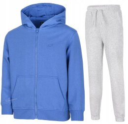 4F CHŁOPIĘCY DRES KOMPLET BLUZA ROZPINANA SPODNIE / rozm 146