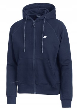 4F DAMSKA BLUZA BAWEŁNIANA ROZPINANA Z KAPTUREM / rozm L