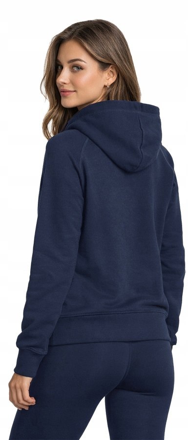 4F DAMSKA BLUZA BAWEŁNIANA ROZPINANA Z KAPTUREM / rozm L