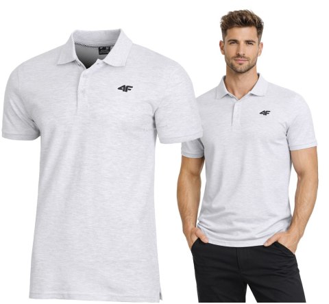 4F MĘSKA KOSZULKA POLO POLÓWKA BAWEŁNA / rozm XXXXL 4XL