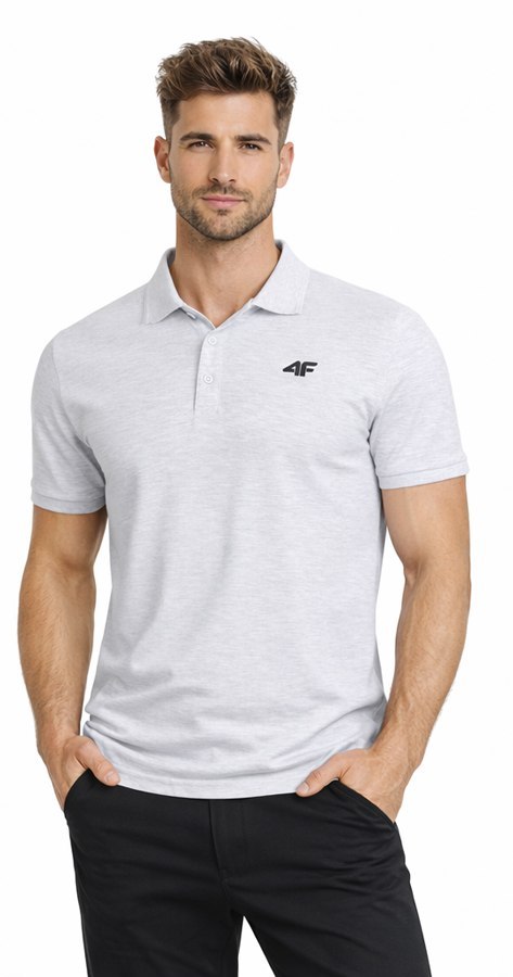 4F MĘSKA KOSZULKA POLO POLÓWKA BAWEŁNA / rozm XXXXL 4XL