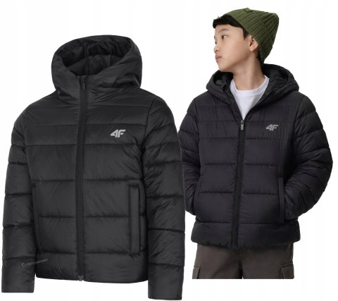 4F CHŁOPIĘCA KURTKA PUCHOWA PIKOWANA PRZEJŚCIOWA / rozm 164