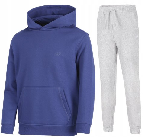 4F CHŁOPIĘCY DRES KOMPLET BLUZA KANGURKA SPODNIE / rozm 140