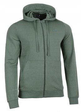 4F MĘSKA BLUZA Z KAPTUREM BAWEŁNA ROZPINANA / rozm XXL