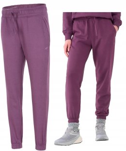 4F OCIEPLANE DAMSKIE SPODNIE DRESOWE BAWEŁNA JOGGERY / rozm XL