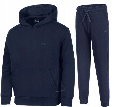 4F OCIEPLANY CHŁOPIĘCY DRES KOMPLET BLUZA KANGURKA SPODNIE / rozm 146