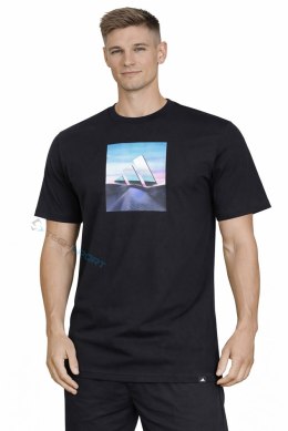 ADIDAS WYGODNA KOSZULKA MĘSKA T-SHIRT 100% BAWEŁNA Z GRAFIKĄ/ roz. L