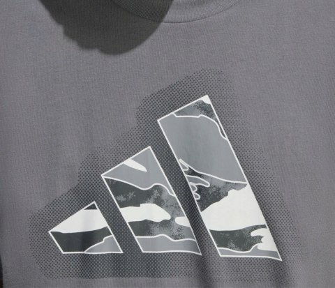 WYGODNA MĘSKA KOSZULKA BAWEŁNIANA ADIDAS Z DUŻYM LOGIEM / roz. 4XL