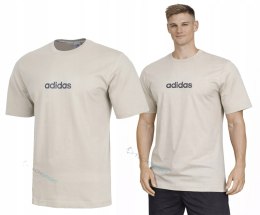 ADIDAS MĘSKA KOSZULKA BAWEŁNIANA T-SHIRT Z NAPISEM / rozm. XXL