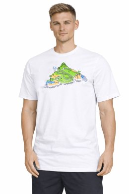 ADIDAS MĘSKA KOSZULKA T-SHIRT 100% BAWEŁNA Z GRAFIKĄ NA PIERSI / rozm. XXL