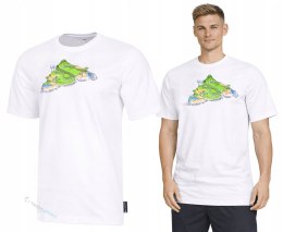 ADIDAS WYGODNA BAWEŁNIANA KOSZULKA MĘSKA DUŻE LOGO / rozm. 3XL