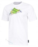 ADIDAS WYGODNA BAWEŁNIANA KOSZULKA MĘSKA DUŻE LOGO / rozm. XXL
