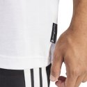 ADIDAS WYGODNA BAWEŁNIANA KOSZULKA MĘSKA DUŻE LOGO / rozm. XL