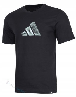 ADIDAS WYGODNA KOSZULKA MĘSKA T-SHIRT 100% BAWEŁNA DUŻE LOGO / roz. XXL