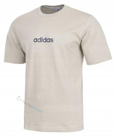 ADIDAS WYGODNA KOSZULKA MĘSKA T-SHIRT 100% BAWEŁNA Z NAPISEM / roz. XXL