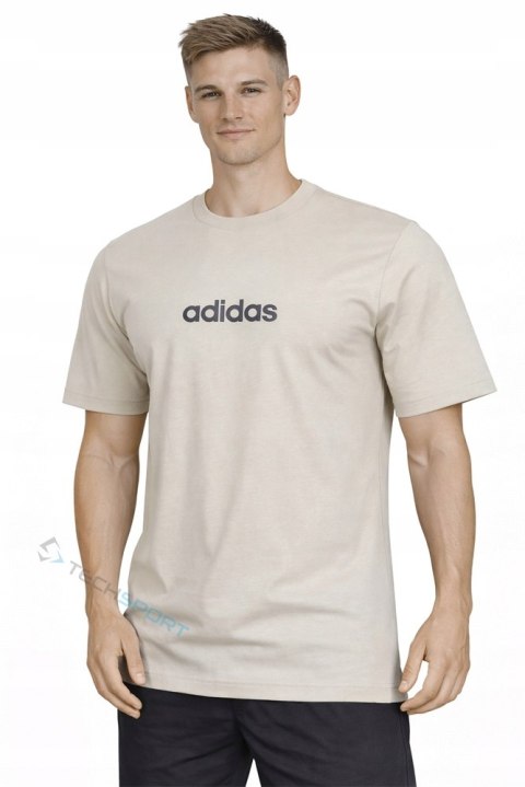 ADIDAS WYGODNA KOSZULKA MĘSKA T-SHIRT 100% BAWEŁNA Z NAPISEM / roz. XXL