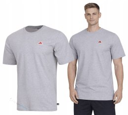 ADIDAS WYGODNA MĘSKA BAWEŁNIANA KOSZULKA Z MAŁYM LOGIEM NA PIERSI / 4XL