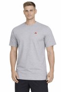 ADIDAS WYGODNA MĘSKA BAWEŁNIANA KOSZULKA Z MAŁYM LOGIEM NA PIERSI / 4XL