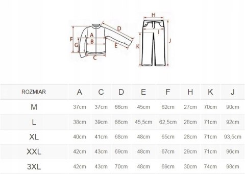 HI-TEC MĘSKA BIELIZNA TERMOAKTYWNA KOMPLET 3XL