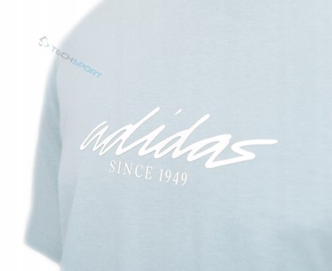 ADIDAS WYGODNA KOSZULKA MĘSKA T-SHIRT 100% BAWEŁNA Z NAPISEM/ roz. XXL