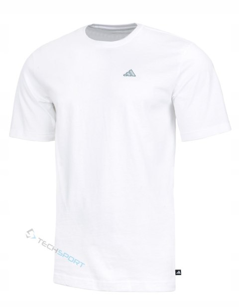 ADIDAS WYGODNA KOSZULKA MĘSKA T-SHIRT Z HAFTEM 100% BAWEŁNA / roz. XL