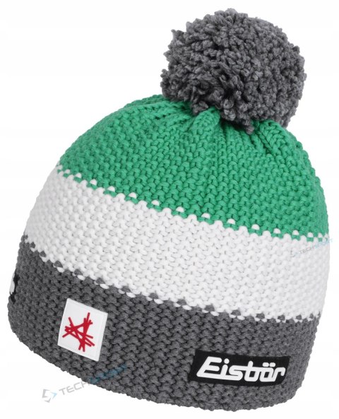 EISBAR STAR POMPON | CIEPŁA WYGODNA CZAPKA ZIMOWA Z WEŁNY MERINO