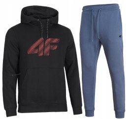 4F MĘSKI DRES BAWEŁNA KOMPLET BLUZA KANGURKA SPODNIE / rozm M