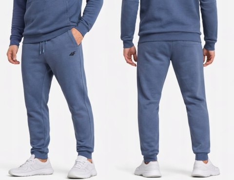 4F MĘSKIE SPODNIE DRESOWE JOGGERY BAWEŁNA ZAMYKANE KIESZENIE / rozm XL