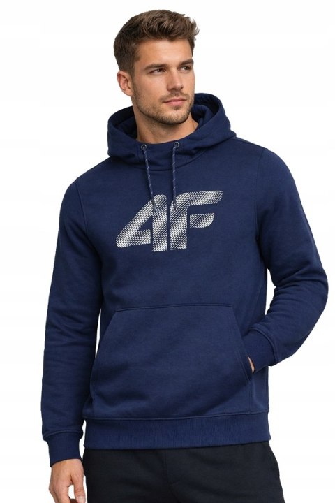 4F OCIEPLANA MĘSKA BLUZA DRESOWA Z KAPTUREM KANGURKA / rozm XXXXL 4XL