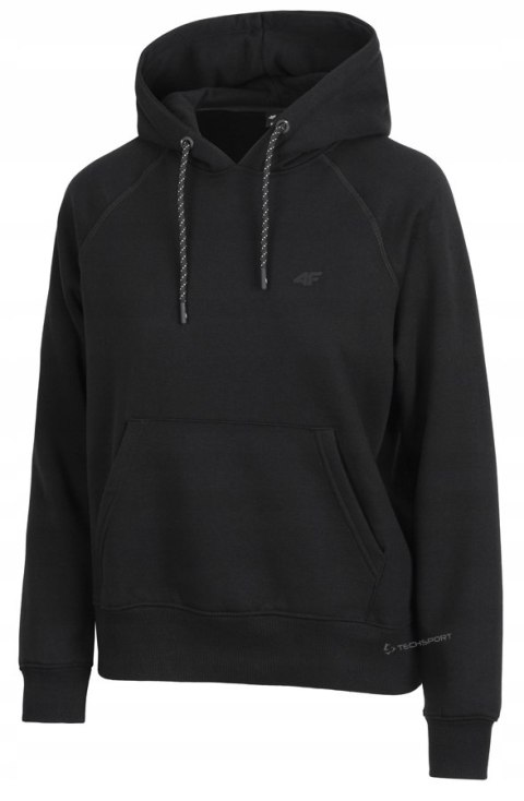 4F OCIEPLANA DAMSKA BLUZA BAWEŁNIANA KANGURKA Z KAPTUREM / rozm L