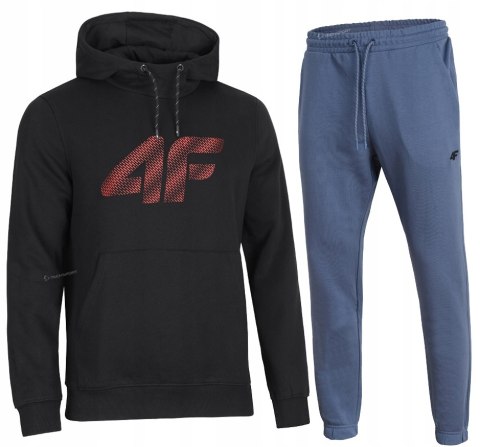 4F MĘSKI DRES BAWEŁNA KOMPLET BLUZA KANGURKA SPODNIE / rozm XXL