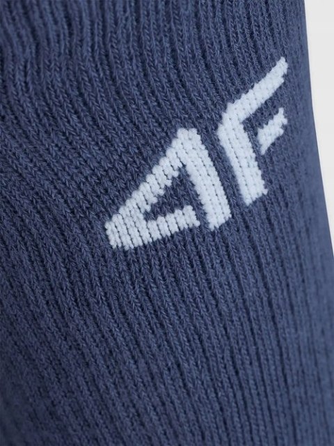 4F 3-PAK JUNIORSKIE SKARPETKI BAWEŁNA WYSOKIE / rozm 35-37