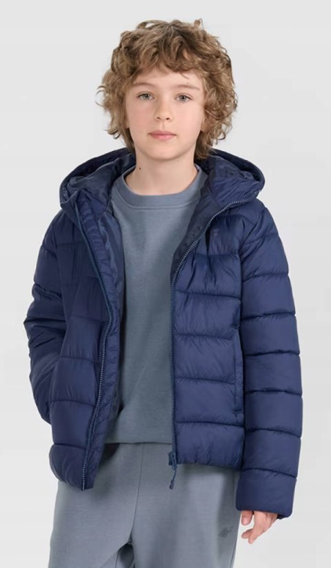 4F CHŁOPIĘCA KURTKA PUCHOWA PIKOWANA / rozm 146