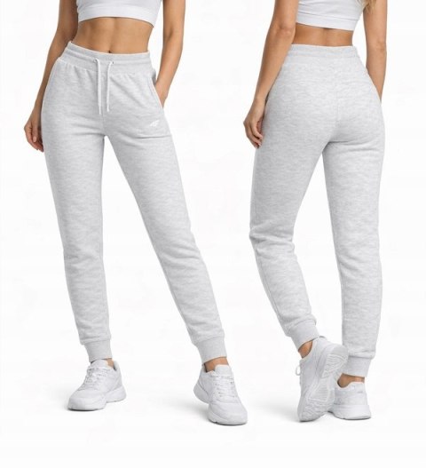 4F DAMSKIE SPODNIE DRESOWE BAWEŁNA JOGGERY / rozm XL