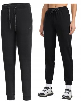 4F DAMSKIE SPODNIE DRESOWE BAWEŁNA JOGGERY / rozm L