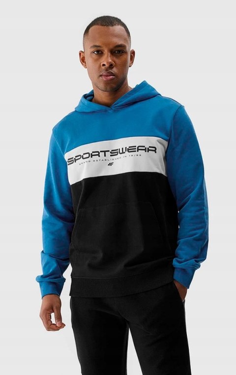 4F MĘSKA BLUZA DRESOWA Z KAPTUREM KANGURKA / rozm M