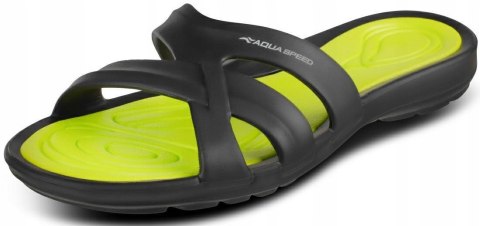 AQUA SPEED DAMSKIE KLAPKI BASENOWE PLAŻOWE SPORTOWE 39