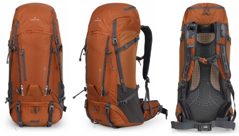 BERGSON PUMORI 50L | WENTYLOWANY PLECAK TURYSTYCZNY | POMARAŃCZOWY