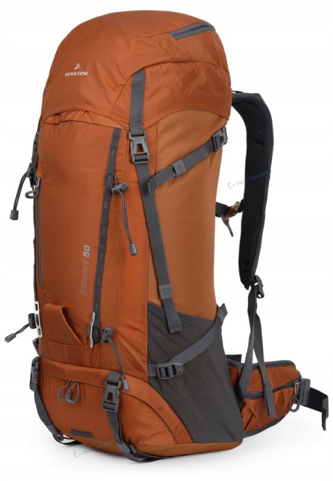 BERGSON PUMORI 50L | WENTYLOWANY PLECAK TURYSTYCZNY | POMARAŃCZOWY