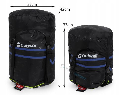 KOMFORTOWY ŚPIWÓR OUTWELL CONTOUR -13st WYPRZEDAŻ