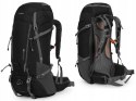 WENTYLOWANY PLECAK TURYSTYCZNY BERGSON PUMORI | POJEMNOŚĆ 50L | CZARNY