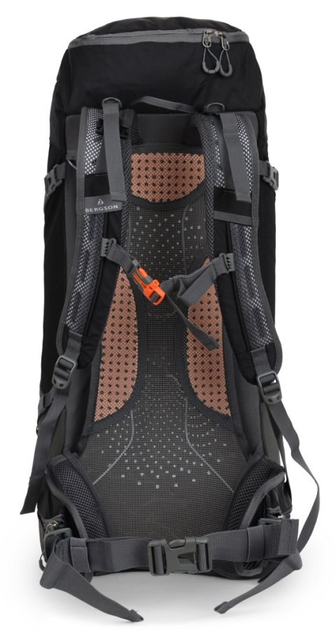 WENTYLOWANY PLECAK TURYSTYCZNY BERGSON PUMORI | POJEMNOŚĆ 50L | CZARNY