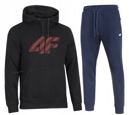 4F MĘSKI DRES BAWEŁNA KOMPLET BLUZA KANGURKA SPODNIE / rozm XL