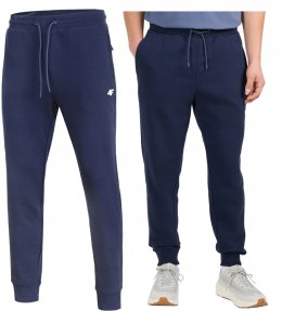 4F MĘSKIE SPODNIE DRESOWE JOGGERY BAWEŁNA ZAMYKANE KIESZENIE / XXXXL 4XL