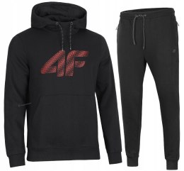 4F MĘSKI DRES BAWEŁNA KOMPLET BLUZA KANGURKA SPODNIE / rozm XXL