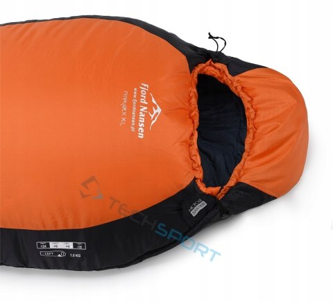 FJORD NANSEN FINMARK XL | CIEPŁY ŚPIWÓR DO -10st | 970g | ZAMEK LEWY
