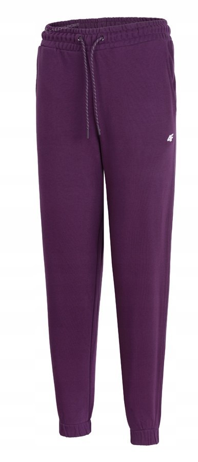 4F DAMSKIE SPODNIE DRESOWE BAWEŁNA JOGGERY / rozm XL