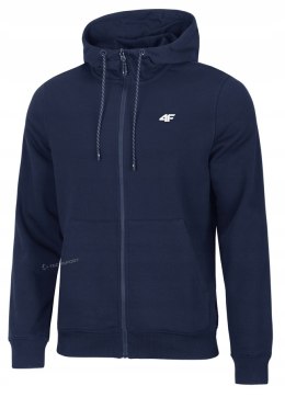 4F MĘSKA BLUZA Z KAPTUREM BAWEŁNA ROZPINANA / rozm XL