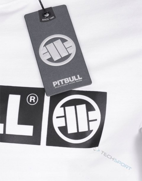 PITBULL KOSZULKA MĘSKA BAWEŁNIANA T-SHIRT DUŻE LOGO NA PIERSI / roz. XL