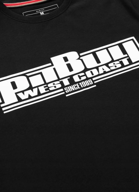 PITBULL MĘSKA KOSZULKA BAWEŁNIANA T-SHIRT SLIM FIT Z NAPISEM / roz. 3XL